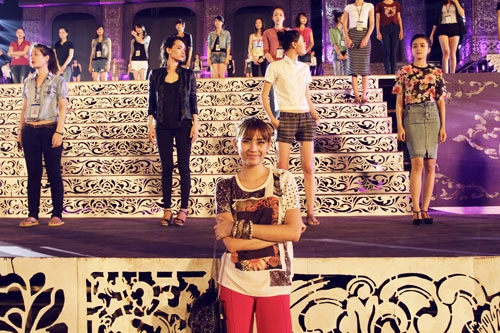 Hậu trường tập catwalk của hoa hậu người mẫu