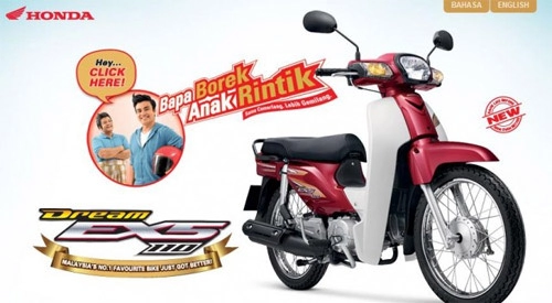 Honda air blade 125 và dream 110 ra mắt ở malaysia