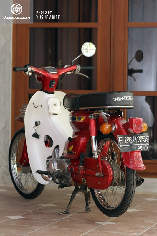  honda c70 đỏ zin - ký ức một thời 