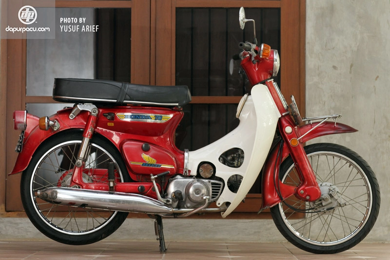  honda c70 đỏ zin - ký ức một thời 