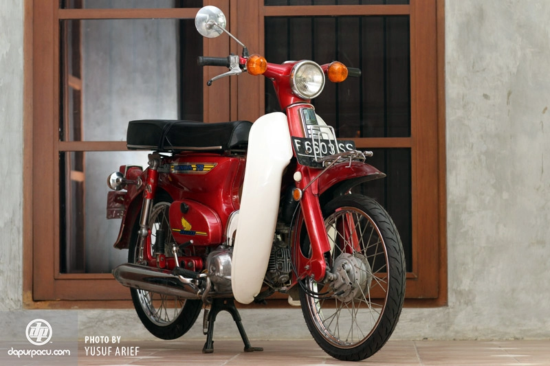  honda c70 đỏ zin - ký ức một thời 