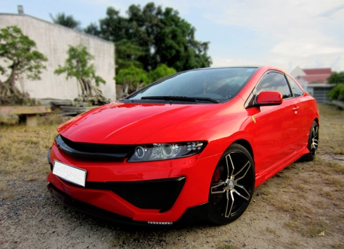  honda civic coupe khác lạ tại nha trang 