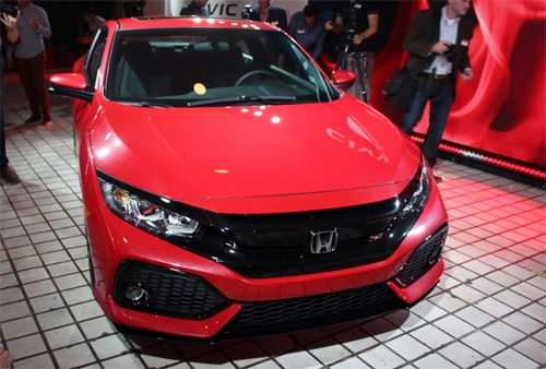  honda civic si 2017 ở los angeles auto show 2016 