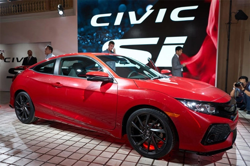  honda civic si 2017 ở los angeles auto show 2016 