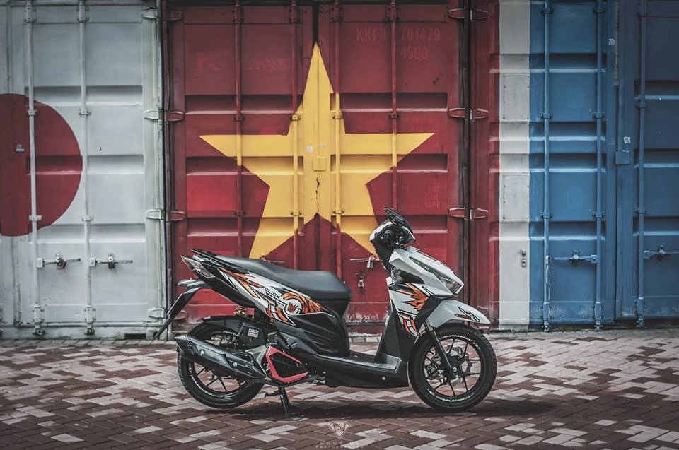 Honda click 125i chất chơi theo phong cách transfomer