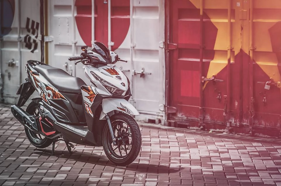 Honda click 125i chất chơi theo phong cách transfomer