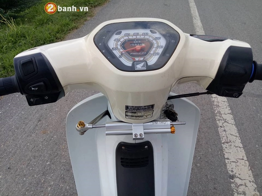 Honda cub fi độ nhỏ gọn với khối đồ hoàng tộc