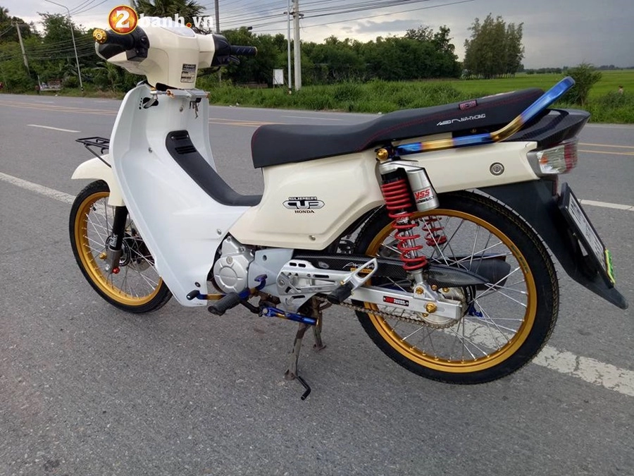 Honda cub fi độ nhỏ gọn với khối đồ hoàng tộc