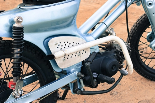  honda cub phong cách bobber độc đáo của sinh viên việt 