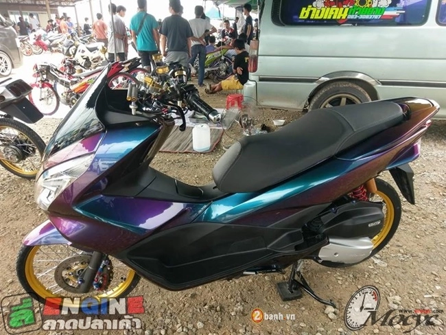 Honda pcx ocean mystic cùng nhiều trang bị hàng khủng