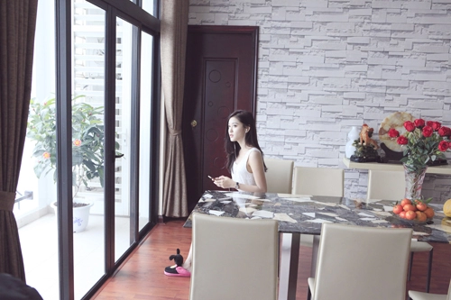 Huyền my dịu dàng dọn nhà mới ngày cuối năm