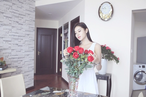 Huyền my dịu dàng dọn nhà mới ngày cuối năm