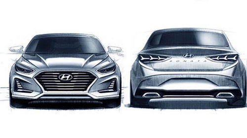 Hyundai sonata sắp ra mắt bản nâng cấp 2018