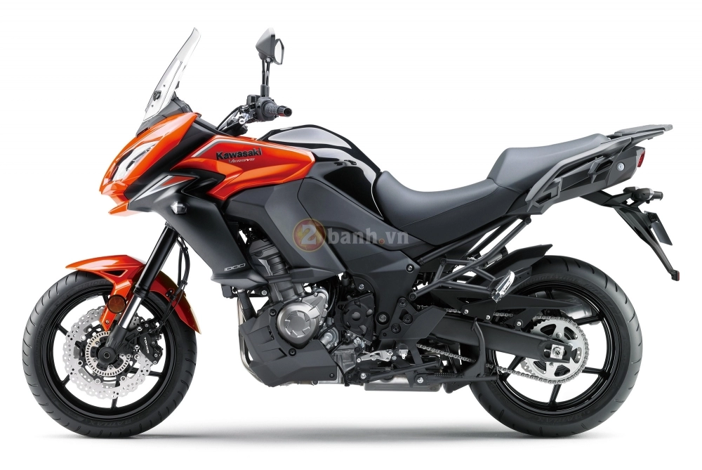 Kawasaki chính thức ra mắt versys 1000 abs 2017 với giá bán không đổi