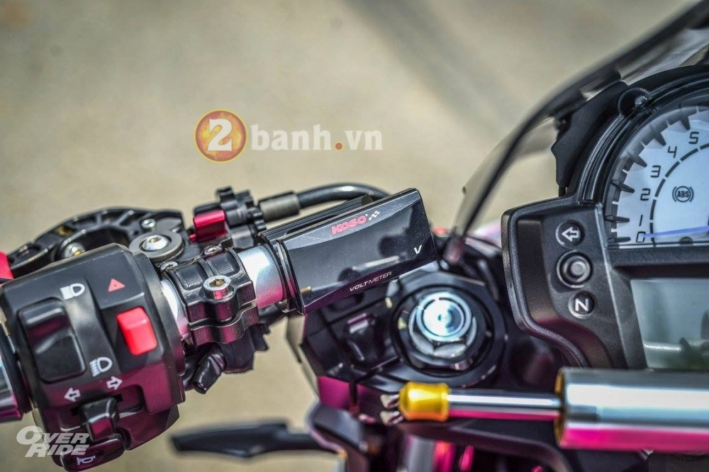 Kawasaki er-6n đầy nữ tính vởi bản độ pinky devilz