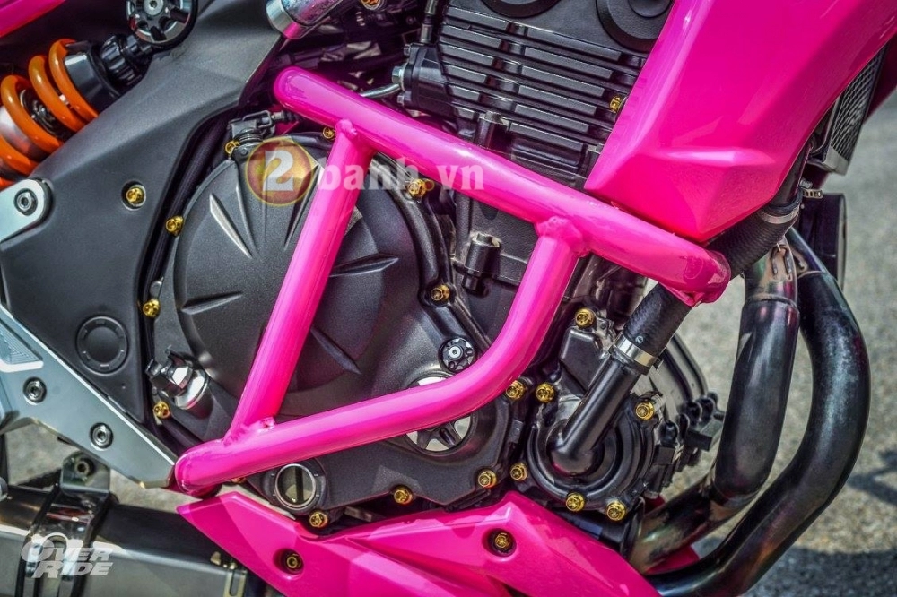 Kawasaki er-6n đầy nữ tính vởi bản độ pinky devilz