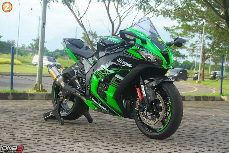 Kawasaki ninja zx-10r 2016 cực chất trong bản độ đến từ one3 motoshop