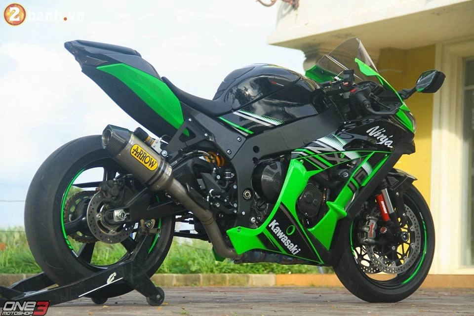 Kawasaki ninja zx-10r 2016 cực chất trong bản độ đến từ one3 motoshop