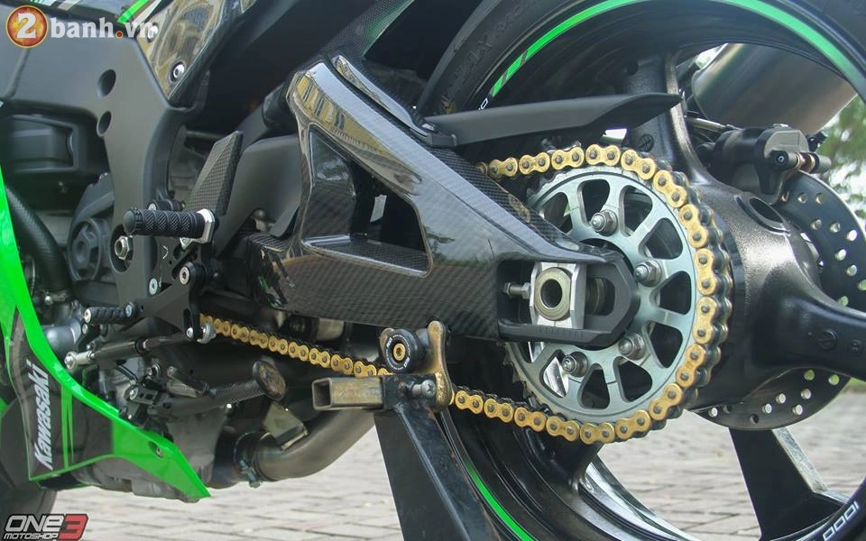 Kawasaki ninja zx-10r 2016 cực chất trong bản độ đến từ one3 motoshop