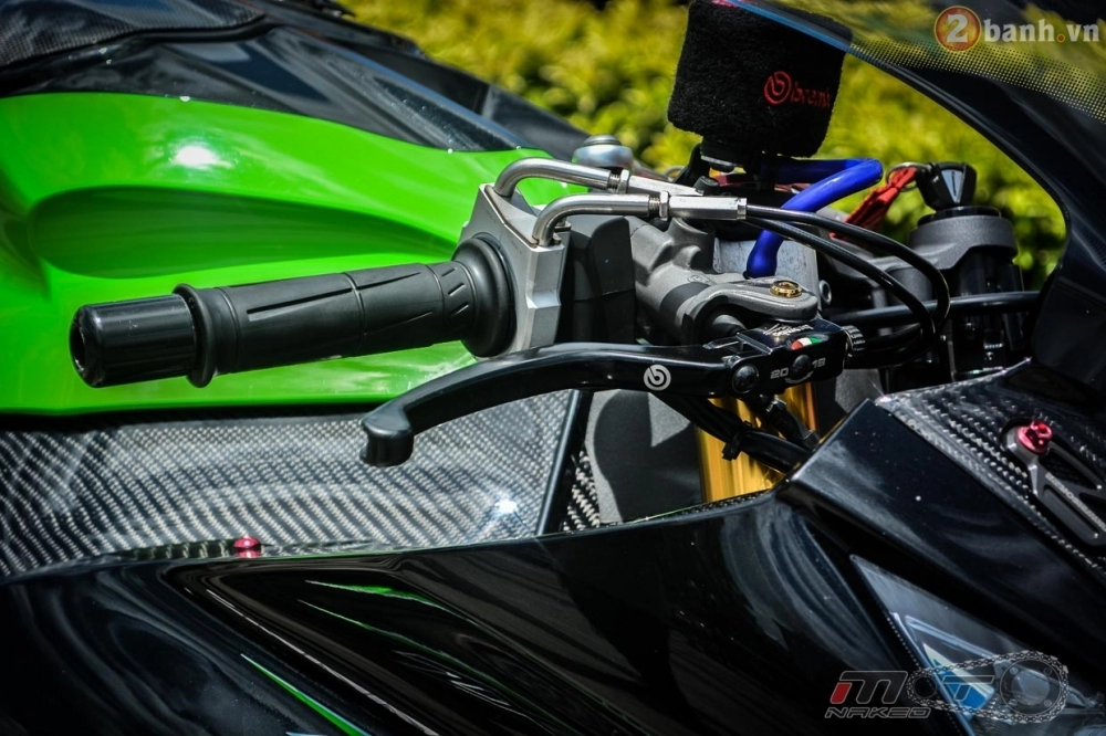 Kawasaki ninja zx-10r đẹp mê hồn trong bản độ the green power