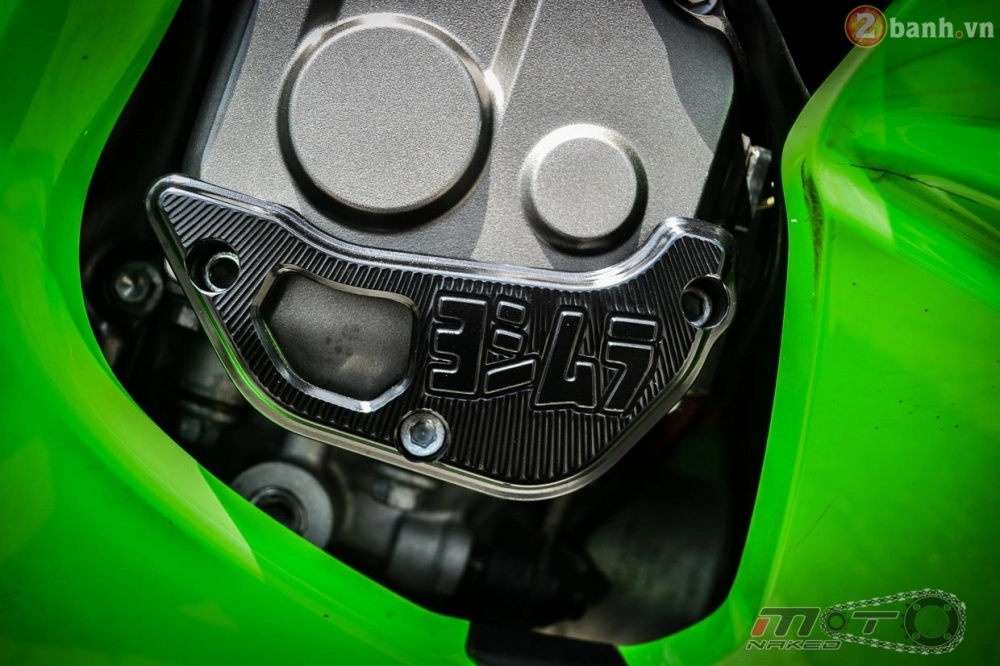 Kawasaki ninja zx-10r đẹp mê hồn trong bản độ the green power