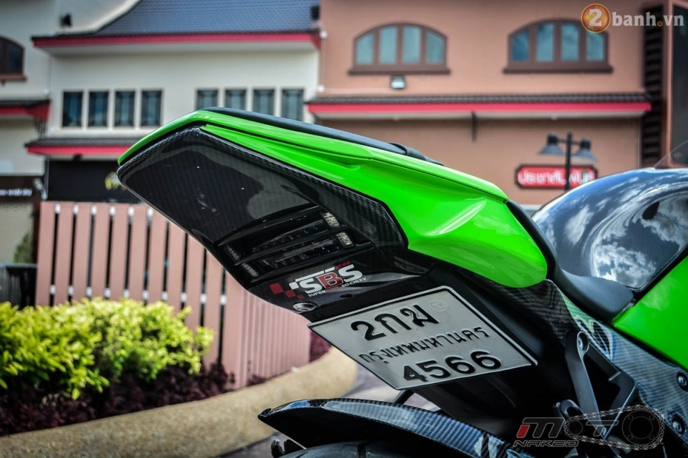 Kawasaki ninja zx-10r đẹp mê hồn trong bản độ the green power