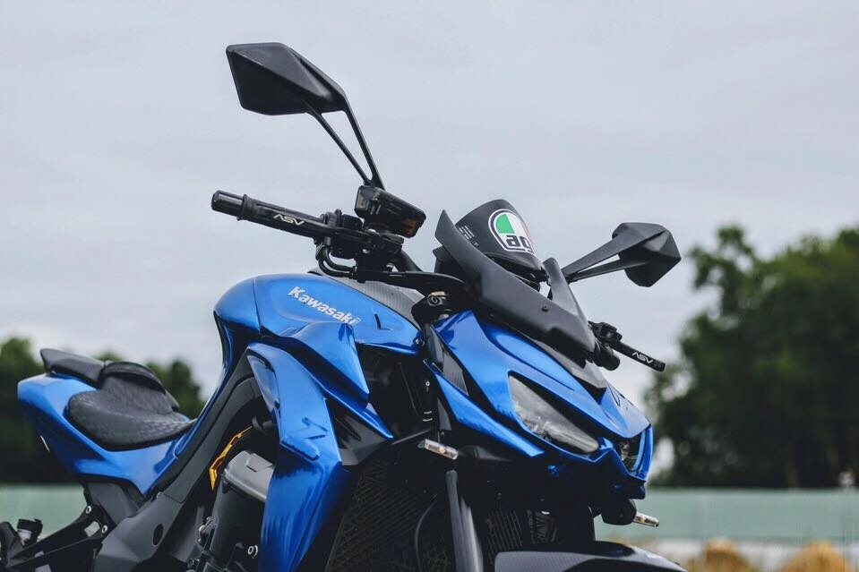 Kawasaki z1000 jet blue đặc sắc của bình dương team