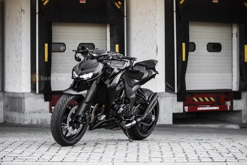 Kawasaki z1000 siêu ngầu với bản độ full black edition