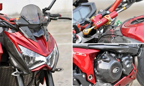  kawasaki z800 mạnh mẽ với màu lạ 