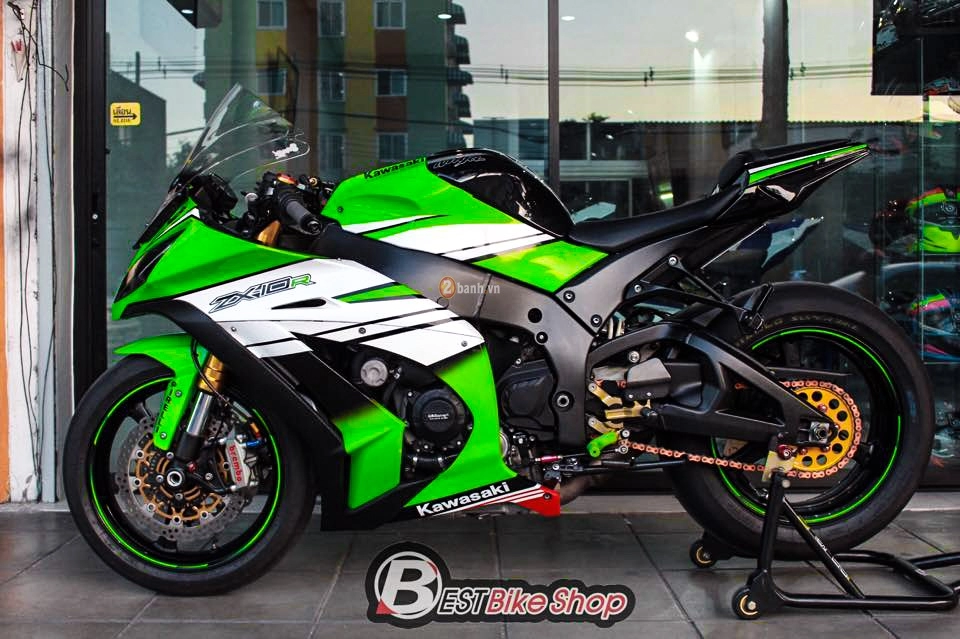 Kawasaki zx-10r bản độ nhẹ nhàng nhưng đầy tinh tế