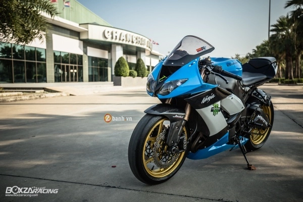 Kawasaki zx-10r đầy quyến rũ với phong cách the blue