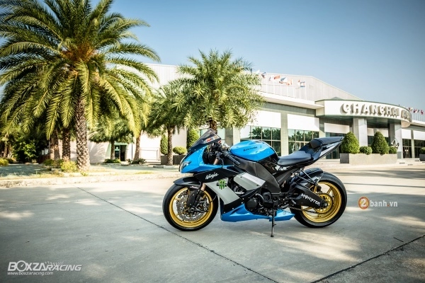 Kawasaki zx-10r đầy quyến rũ với phong cách the blue