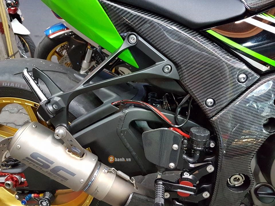 Kawasaki zx-10r trong bản nâng cấp đầy phong cách và chất chơi