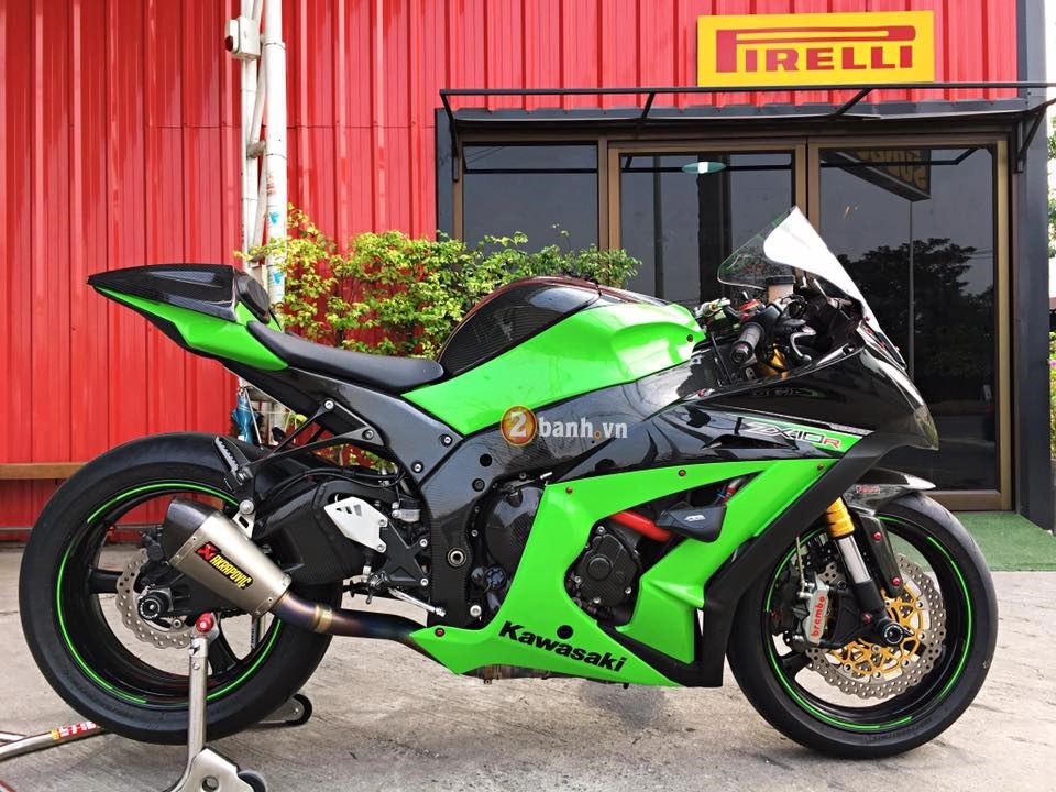 Kawasaki zx-10r trong bản nâng cấp nhẹ đầy ấn tượng