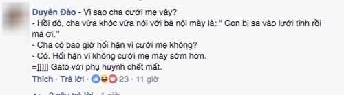 Khi bạn hỏi vì sao bố lấy mẹ và những câu trả lời bá đạo của bố mẹ