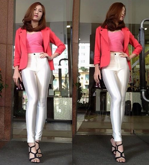 Khoe chân nổi bật như fashionista lào