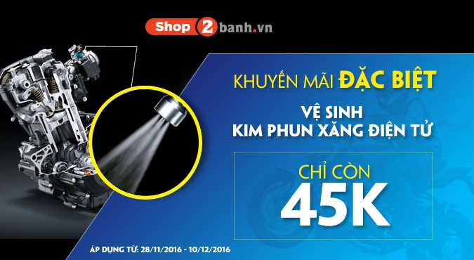 Khuyến mãi hot giảm giá dịch vụ vệ sinh kim phun xăng điện tử chỉ còn 45k