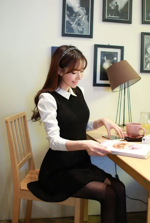 Làm mới váy liền công sở trong nháy mắt