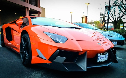  lamborghini aventador khoác áo dmc 