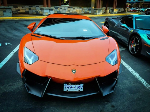  lamborghini aventador khoác áo dmc 