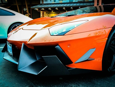  lamborghini aventador khoác áo dmc 