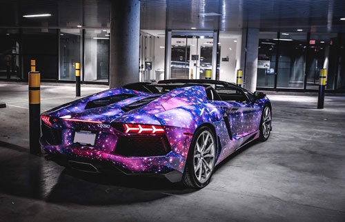  lamborghini aventador roadster phiên bản galaxy 