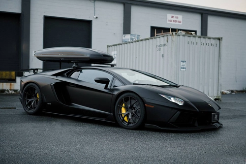  lamborghini aventador trượt tuyết 