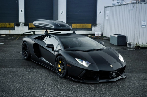  lamborghini aventador trượt tuyết 