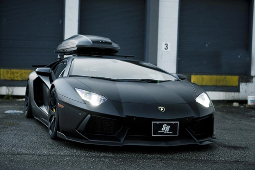  lamborghini aventador trượt tuyết 