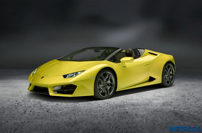 Lamborghini huracan lp 580-2 spyder rwd trước giờ ra mắt