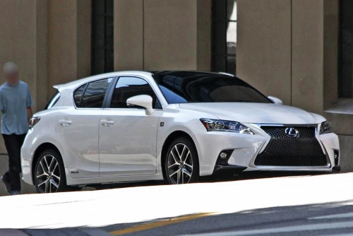  lexus để lộ ct200h bản nâng cấp 