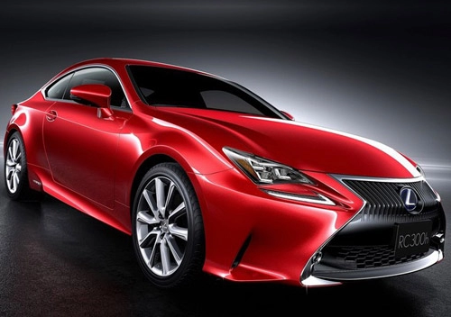 Lexus rc coupe thêm màu đỏ tươi