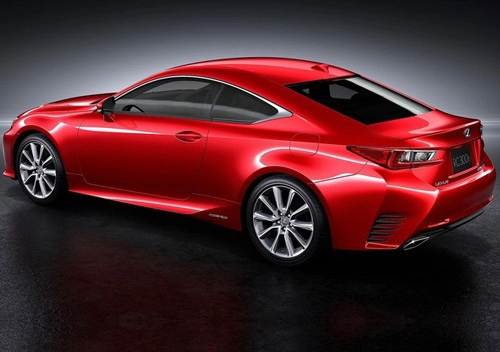 Lexus rc coupe thêm màu đỏ tươi