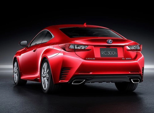 Lexus rc coupe thêm màu đỏ tươi